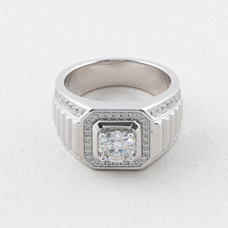 Exclusive Cincin Perak 1.0 Carat Moissanite Diamond