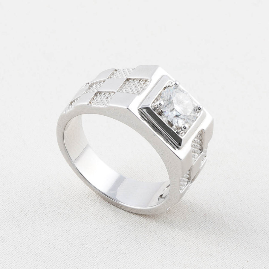 Exclusive Cincin Perak 1.0 Carat Moissanite Diamond