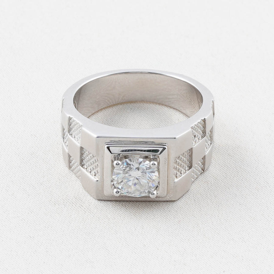 Exclusive Cincin Perak 1.0 Carat Moissanite Diamond