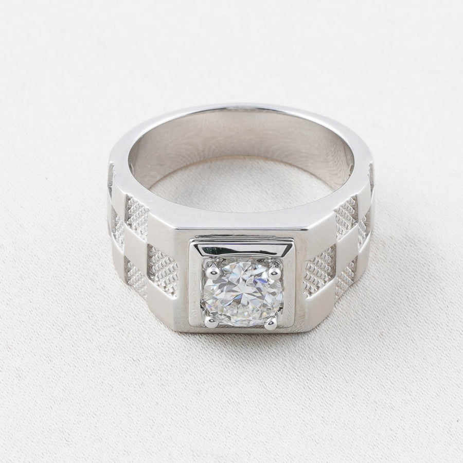 Exclusive Cincin Perak 1.0 Carat Moissanite Diamond