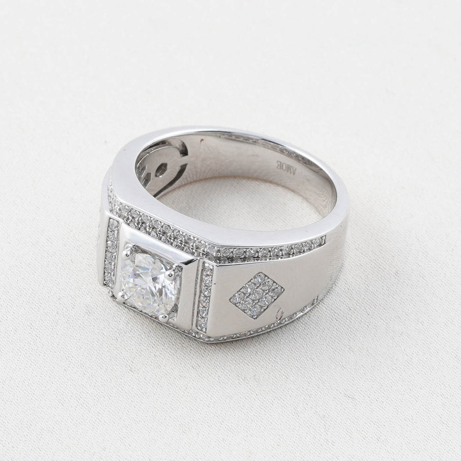 Exclusive Cincin Perak 1.0 Carat Moissanite Diamond