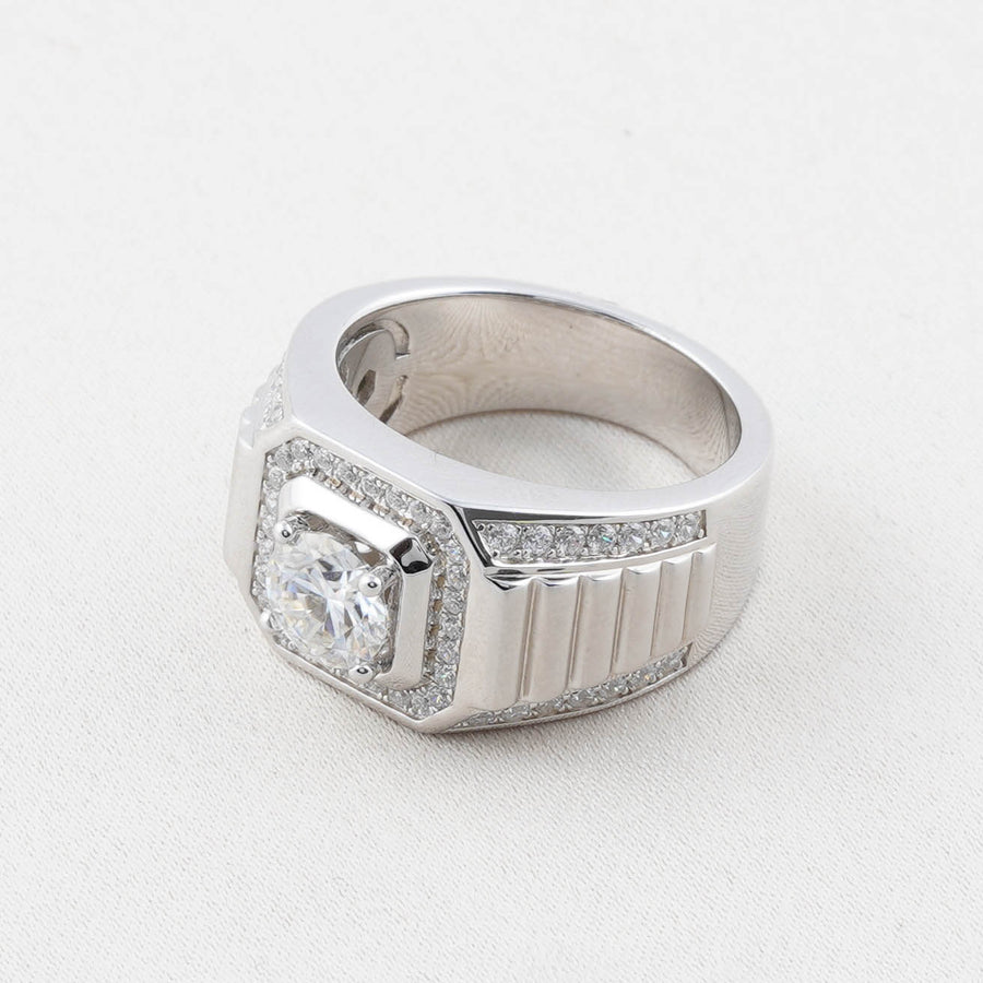 Exclusive Cincin Perak 1.0 Carat Moissanite Diamond
