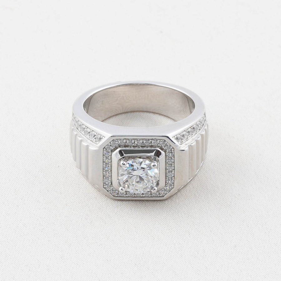 Exclusive Cincin Perak 1.0 Carat Moissanite Diamond