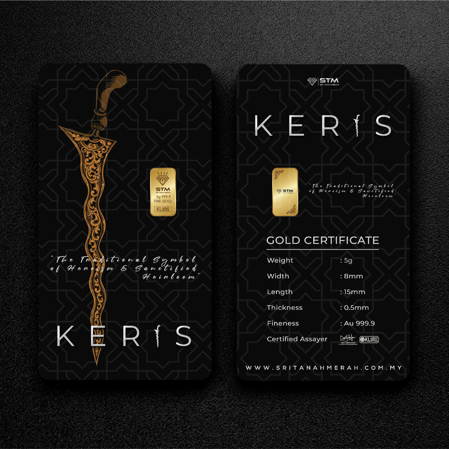 KERIS Edition: Gold Bar Card 3g