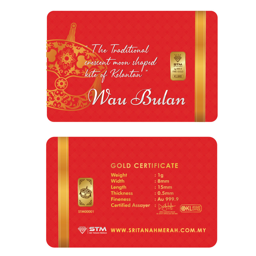 WAU Edition: Gold Bar Card 1g