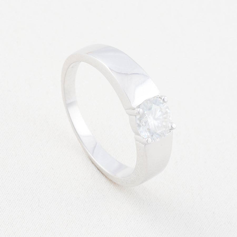 Exclusive Cincin Perak 1.0 Carat Moissanite Diamond