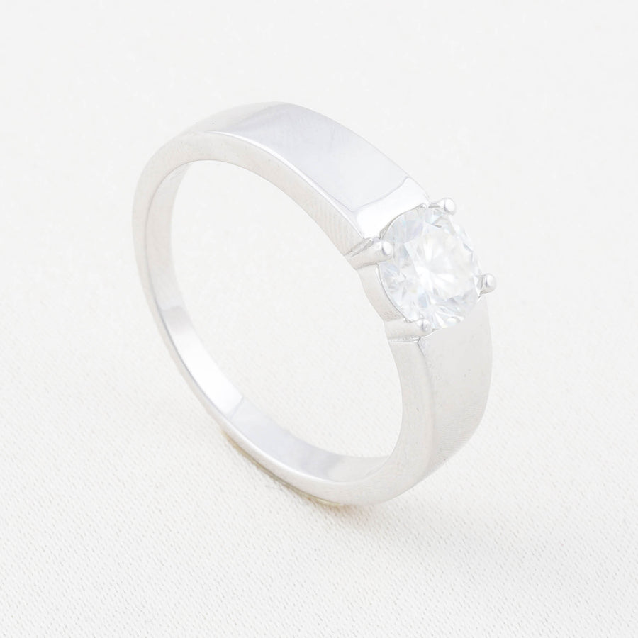 Exclusive Cincin Perak 1.0 Carat Moissanite Diamond