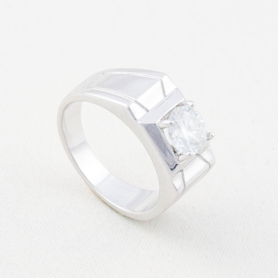 Exclusive Cincin Perak 1.0 Carat Moissanite Diamond