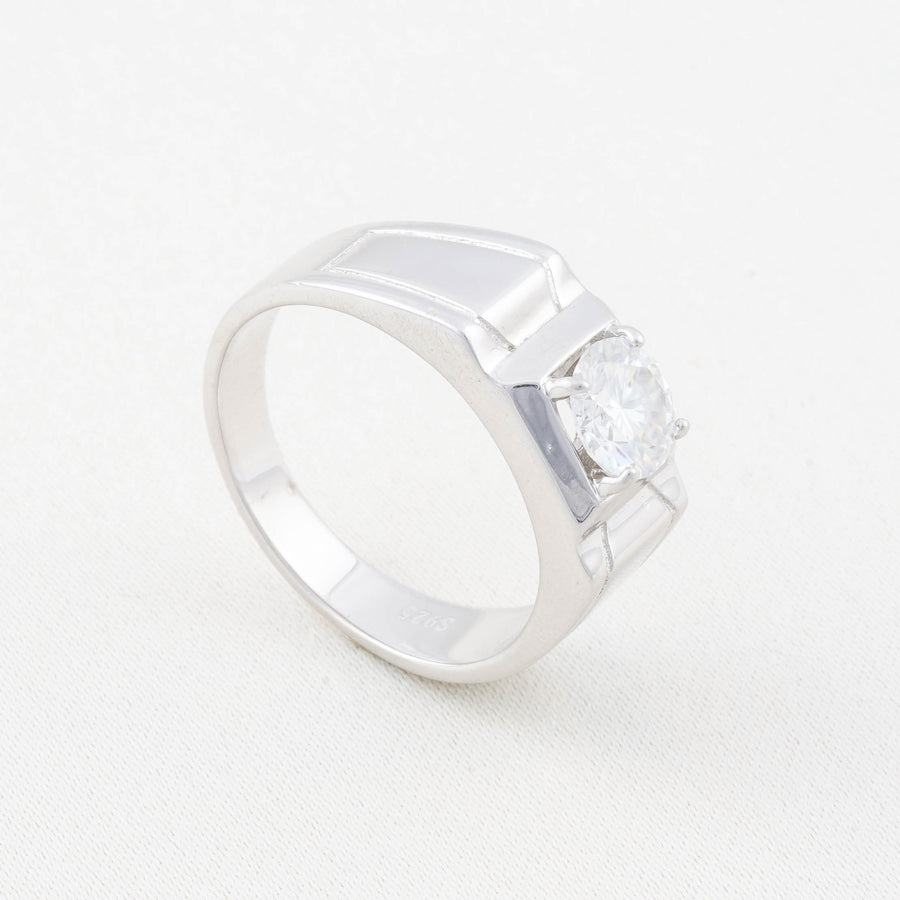 Exclusive Cincin Perak 1.0 Carat Moissanite Diamond
