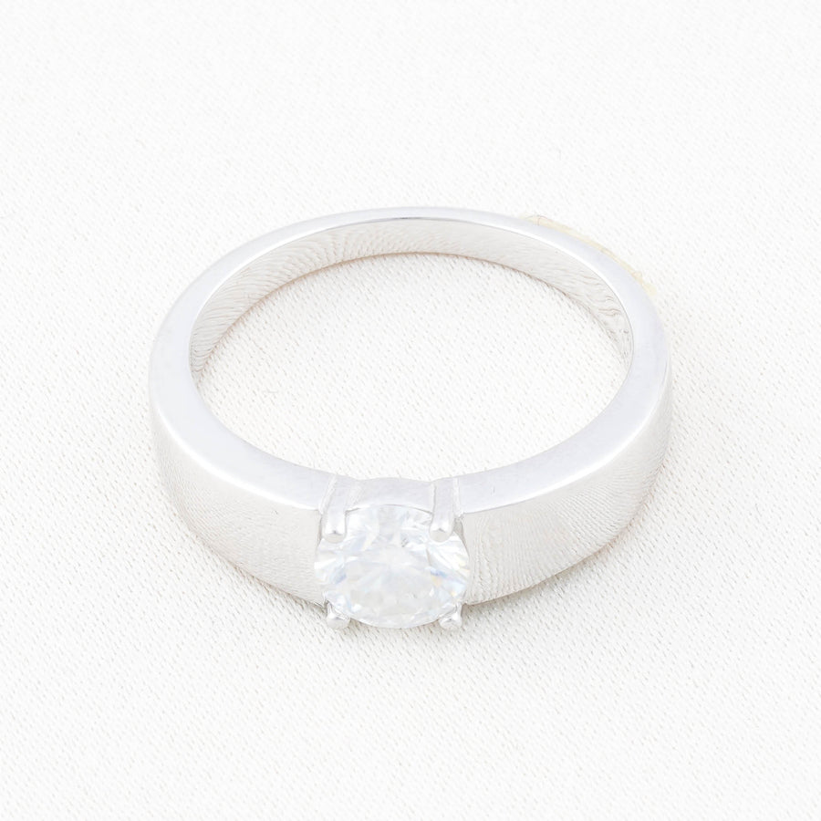 Exclusive Cincin Perak 1.0 Carat Moissanite Diamond