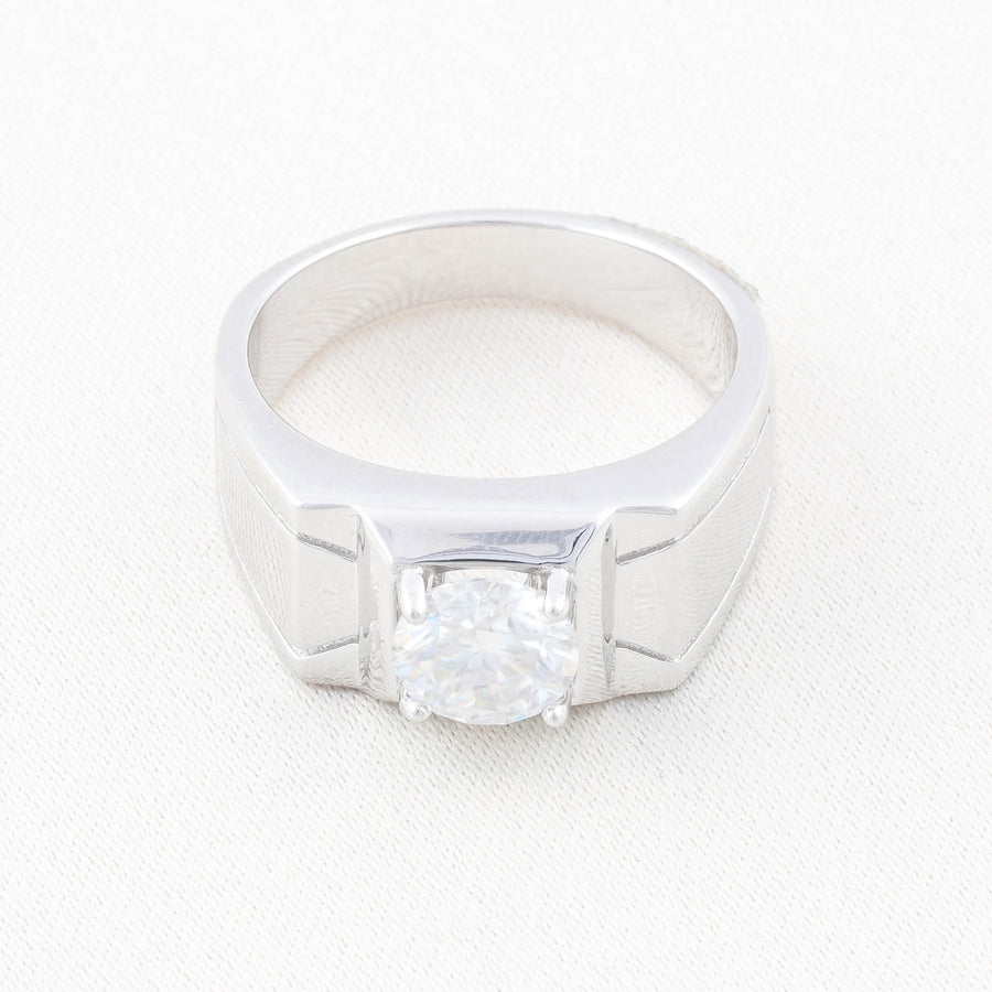 Exclusive Cincin Perak 1.0 Carat Moissanite Diamond